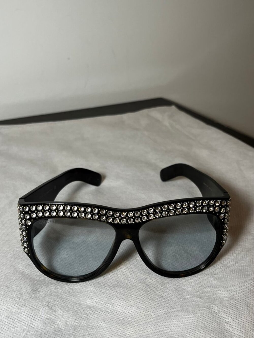 Gucci GG0144S Hollywood Forever Crystal Sunglasses